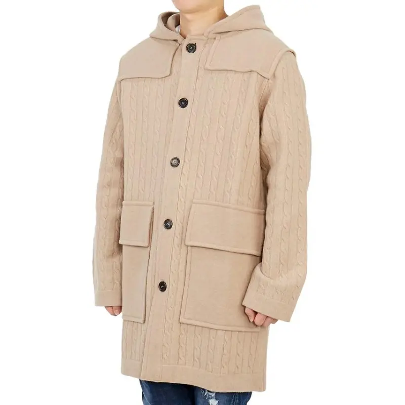THOM BROWNE Parka Coats Men Light Umber-3