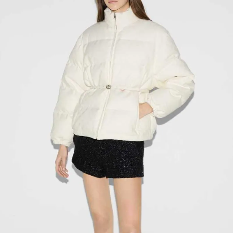 GUCCI 2025 Early Spring Down Jacket Women's White-3
