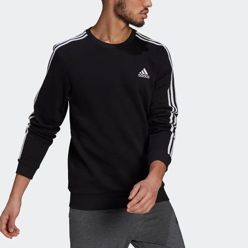 Adidas Essentials Fleece 3 Stripes Sweatshirt-4