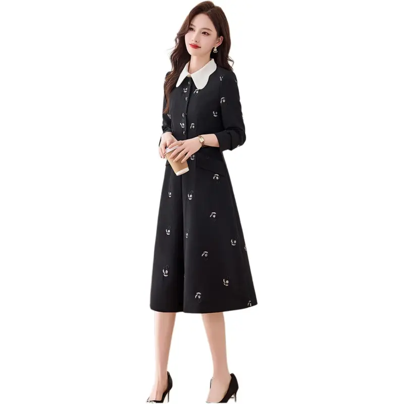 Fele.d Long Sleeved Dress Women's-3