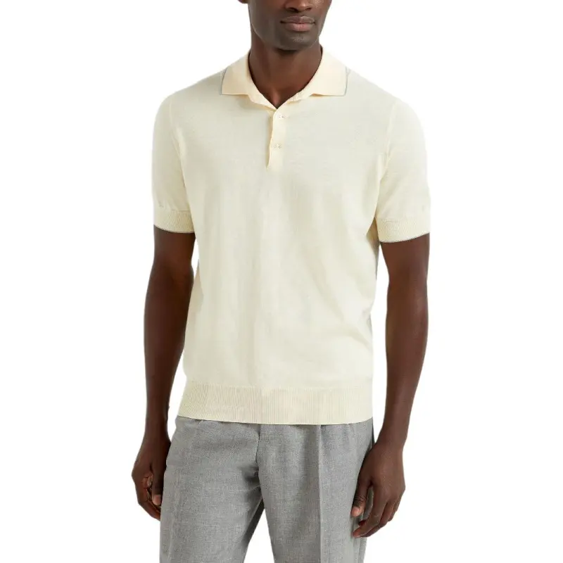 Brunello Cucinelli Knitted Polo Shirt-1