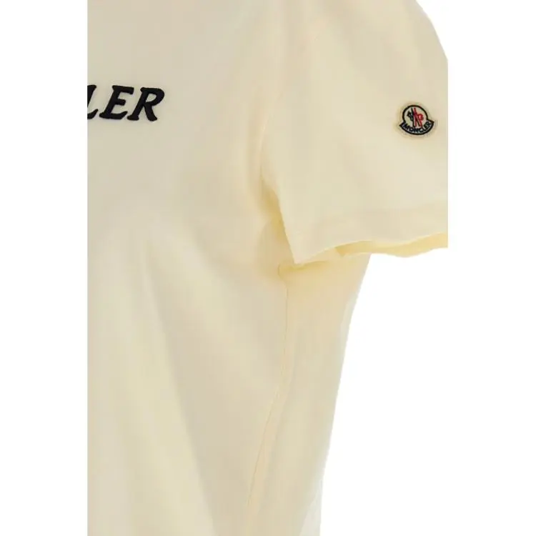 Moncler Logo Embroidered Crewneck T Shirt-2