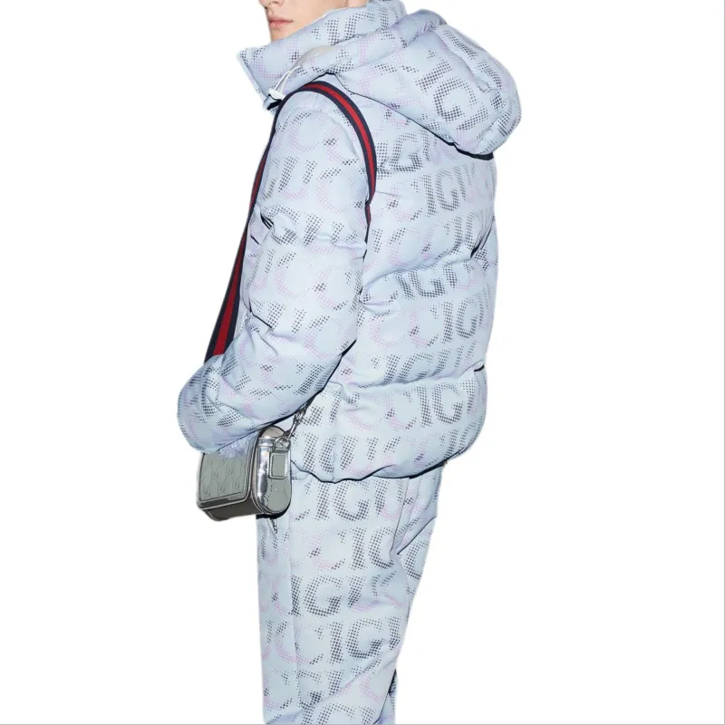 GUCCI Allover Logo Printed Down Jacket-3