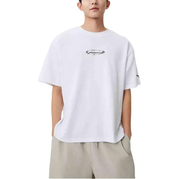 PUMA Graphic SS25 T Shirt Unisex White 02-2