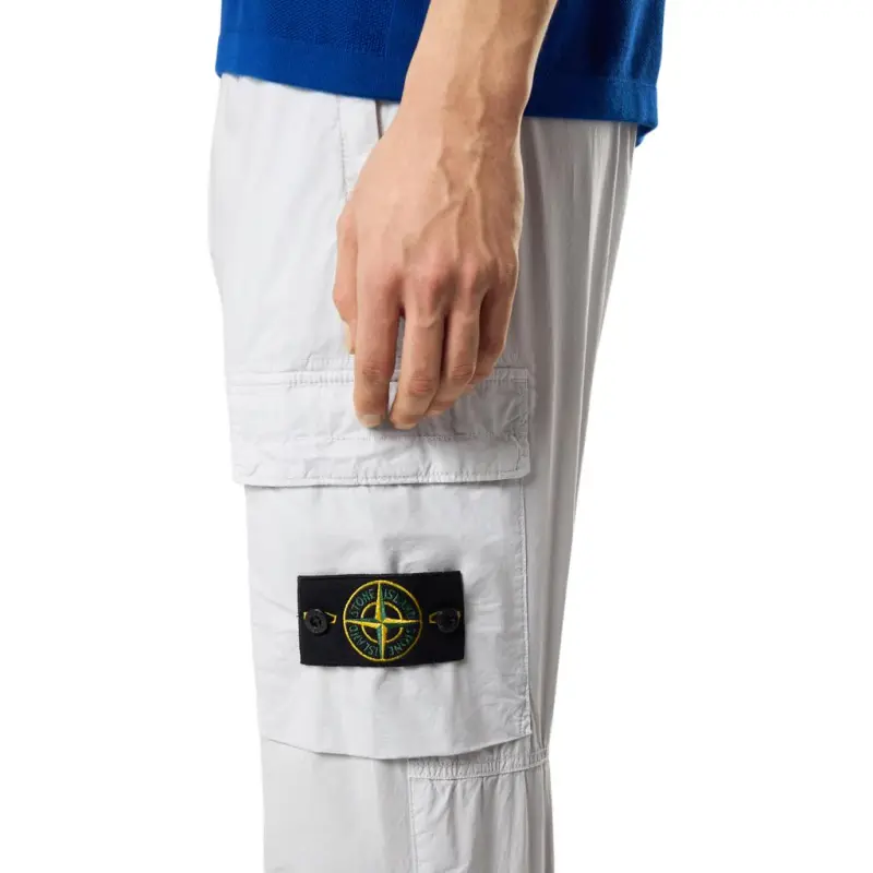 STONE ISLAND Tapered leg Cargo Pants-4