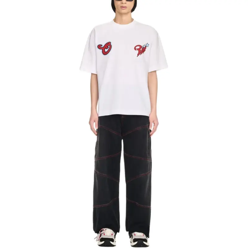 OFF-WHITE Scorpio Skate Short-Sleeve Tee -2