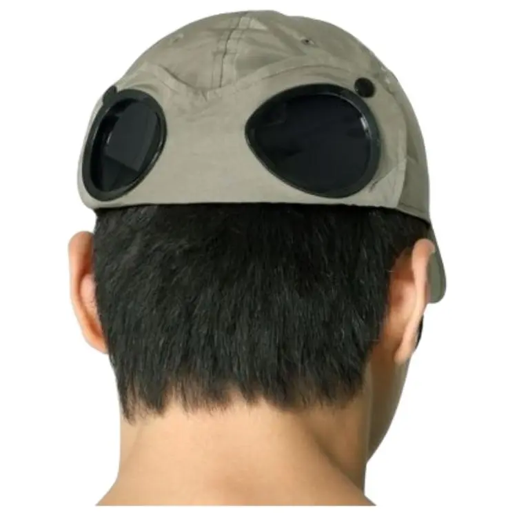 C.P.Company Polyamide Baseball Caps Men's Brown-4