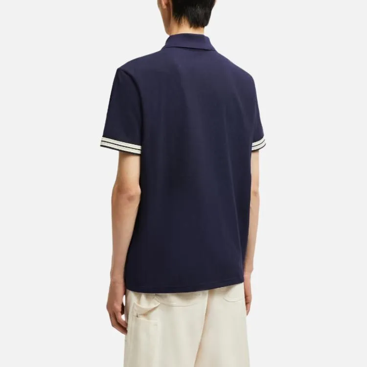 Moncler Logo patch Piqué Polo Shirt-2