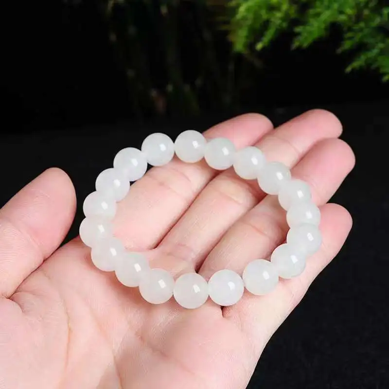 Grace Chalcedony Jade Bracelets Unisex-6