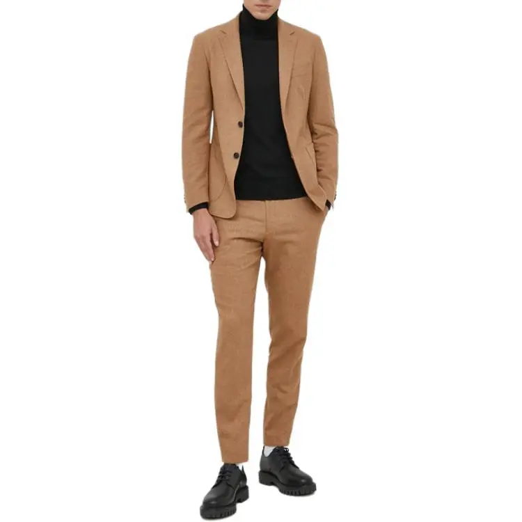 HUGO BOSS Business Suit Men's Brown-2