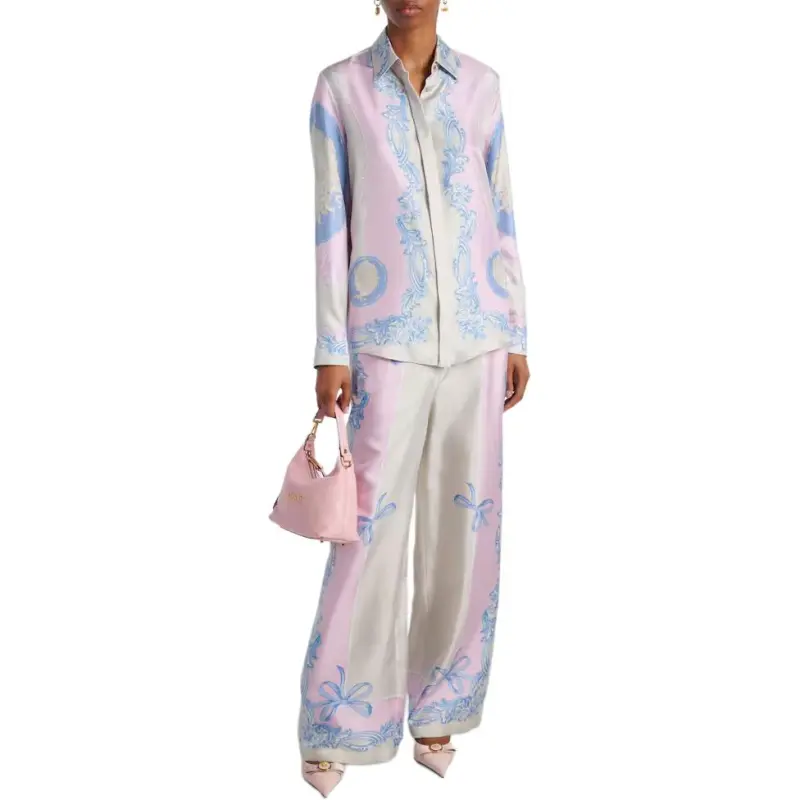 VERSACE Pattern Printed Long Sleeved Shirt-3
