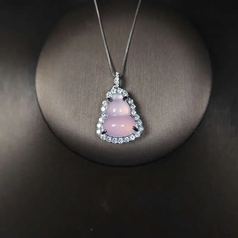Grace Chalcedony Necklaces Women's-4