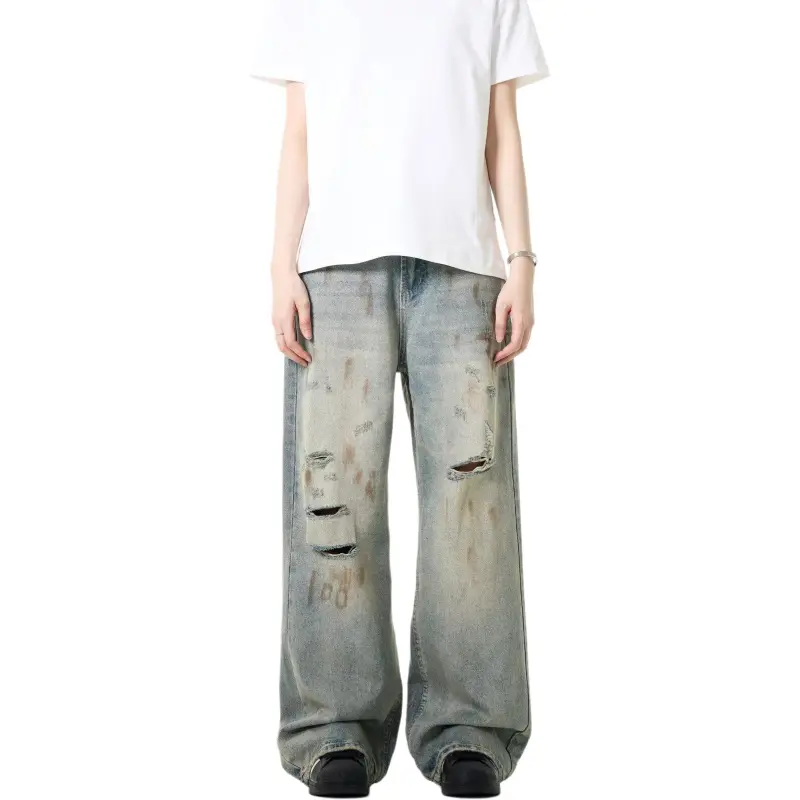 Concubine Zhu Jeans Women's Blue-4