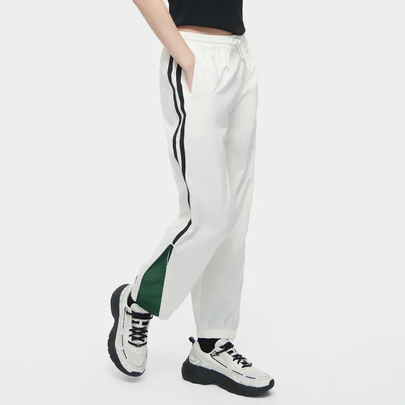 FILA FUSION Knitted Sweatpants Women's Cloud White-3