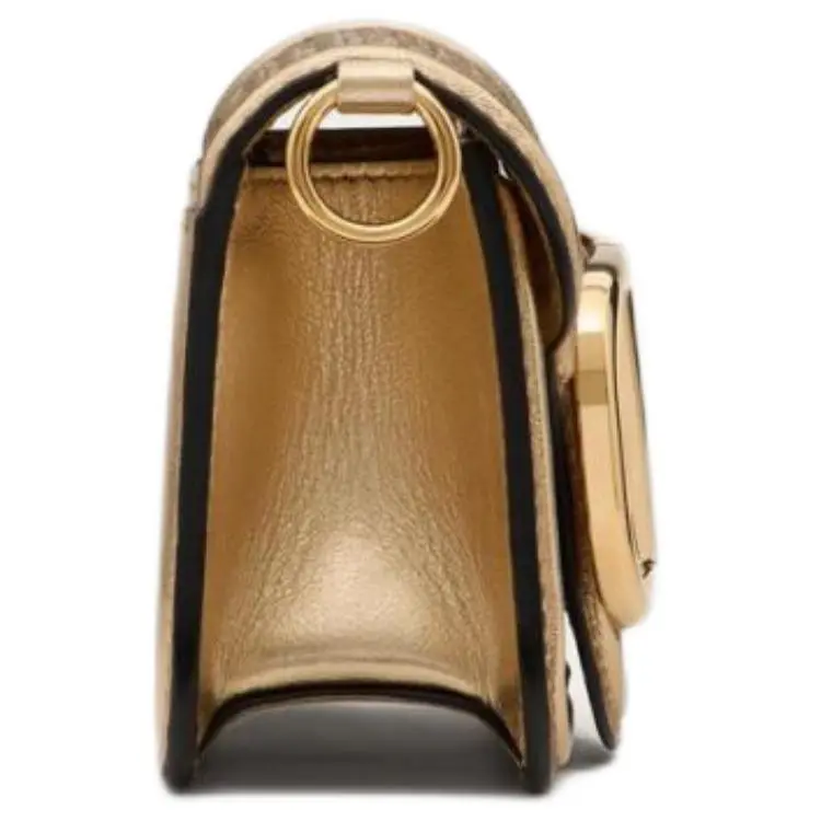 Valentino Logo Plaque Foldover Top Shoulder Bag-2