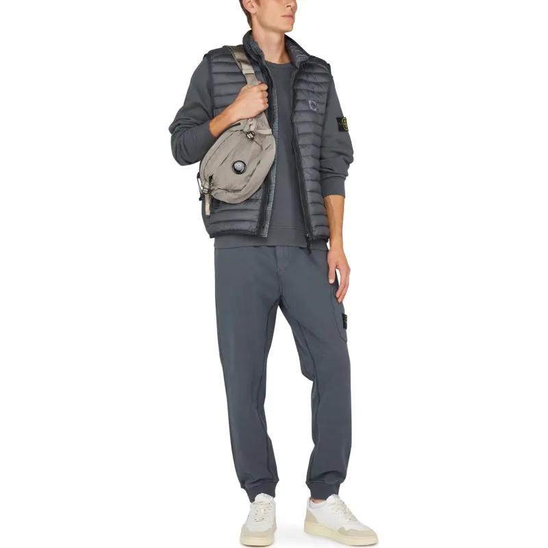 STONE ISLAND Vests Men Black-2