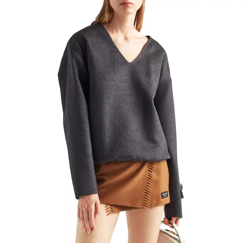 PRADA Sweaters Women's Gray-2