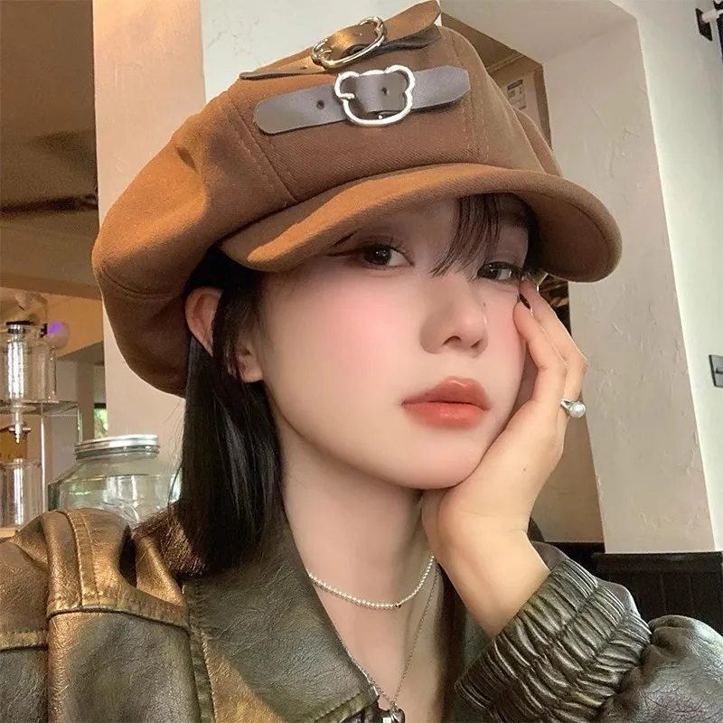 SLEEPYWALK Polyester Berets Unisex-3