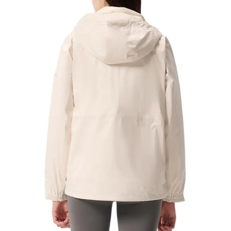Columbia FW24 Hiking Waterproof And Warm Windbreaker Jacket Women's Ecru-2