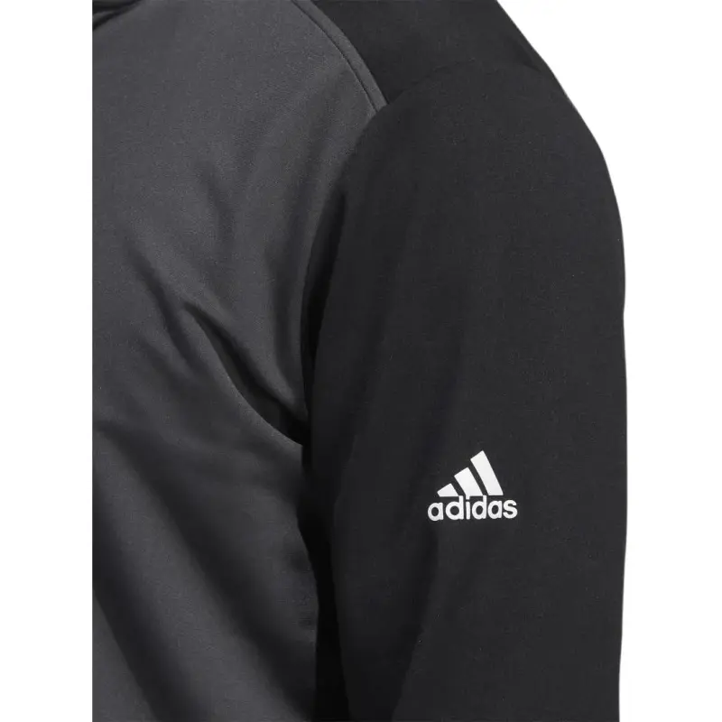 Adidas Advantage Half-Zip Golf Pullover Sweatshirt Men's Black-4