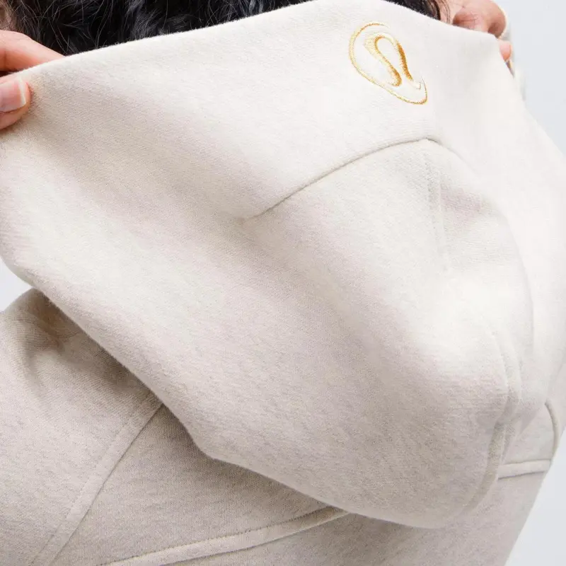 Lululemon Scuba Sweatshirt Women's Heather Bone White-4