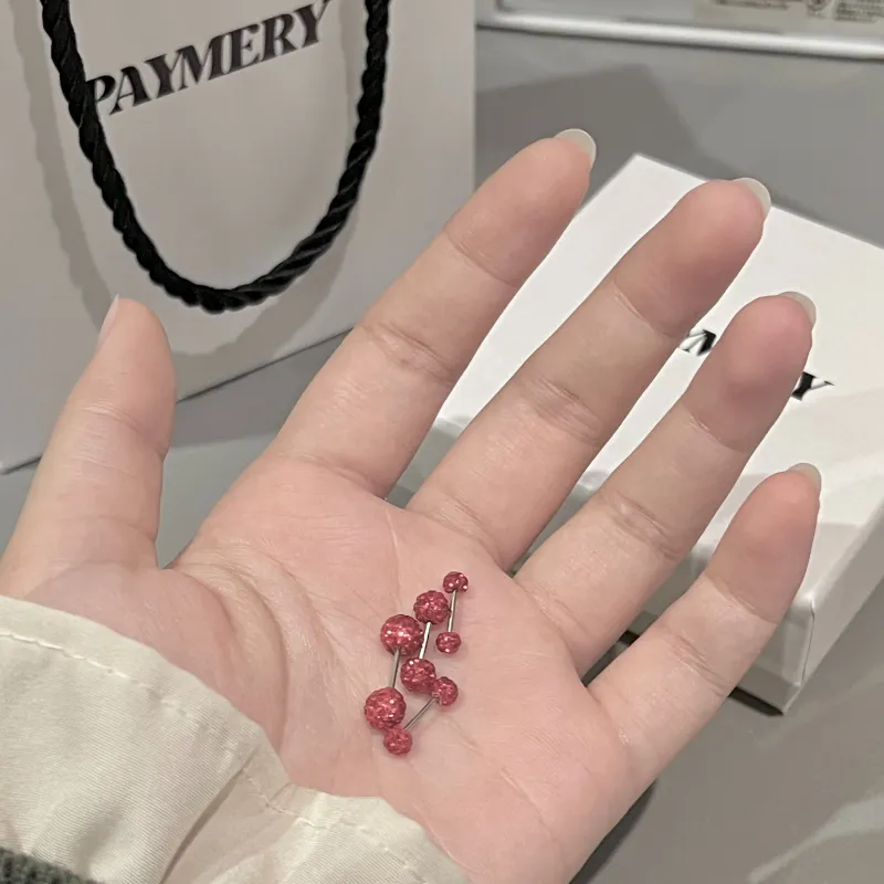 PAYMERY Titanium Steel Stud Earrings Women's-11