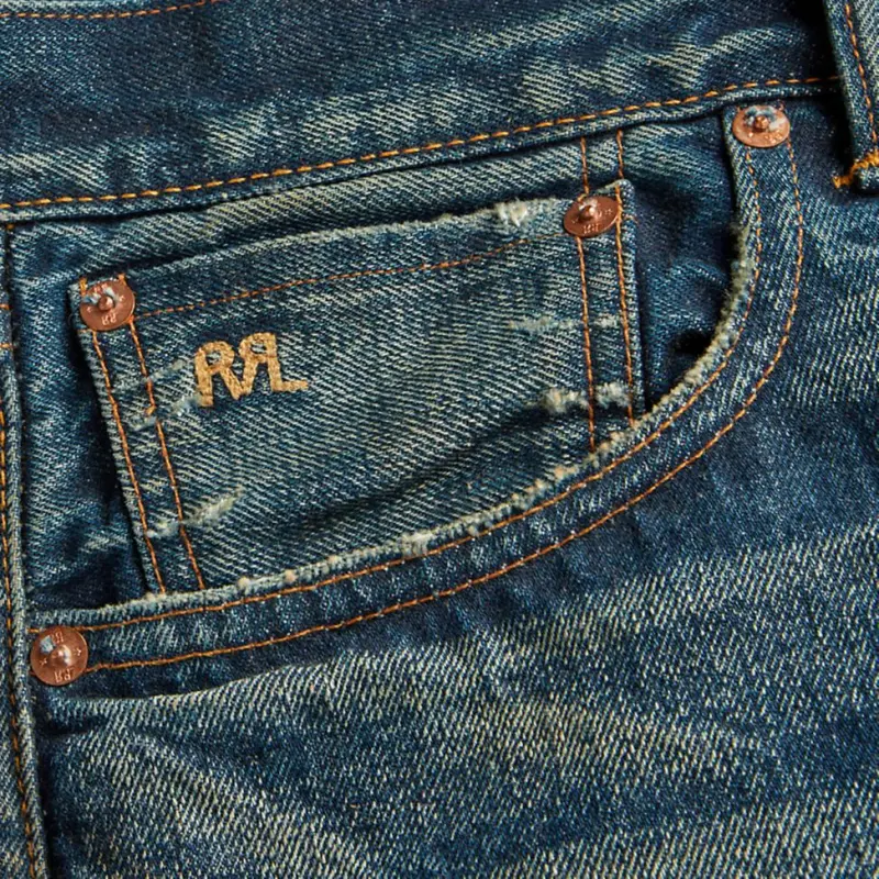Polo Ralph Lauren Straight Fit Hawley Selvedge Jeans Jeans Men's Blue-5