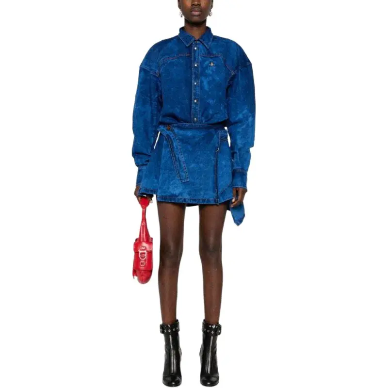 Vivienne Westwood Meghan Faded Mini Dress-2