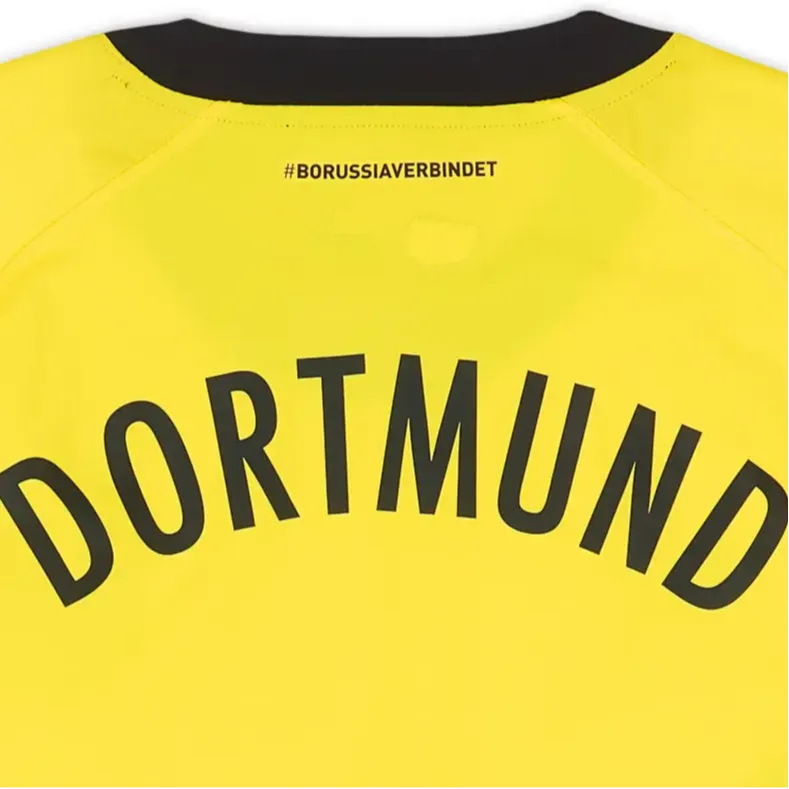 PUMA Borussia DortmundHome Soccer Jersey Men's Yellow-3