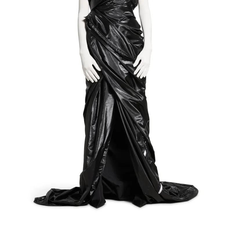 Balenciaga Sleeveless Dress Slim Fit Women's Black-6