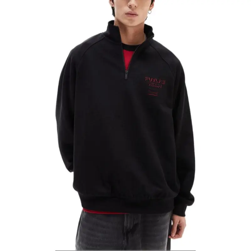 H&M New Year Sweatshirts Men Black-1