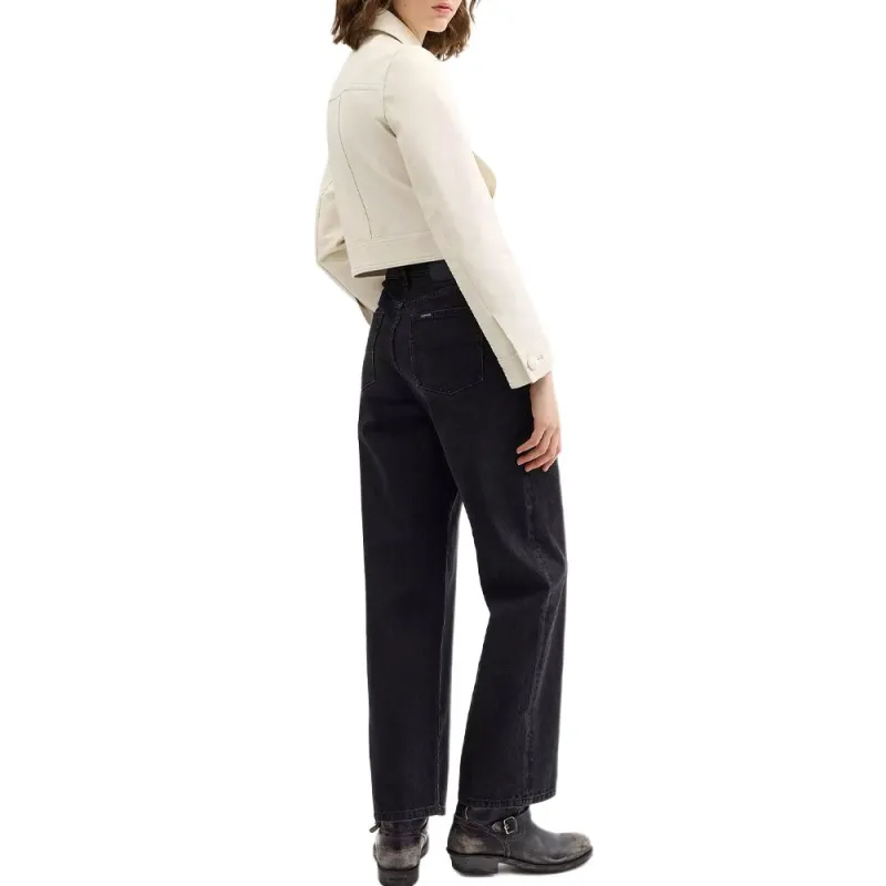 COACH Leather Jacket Women's White-2