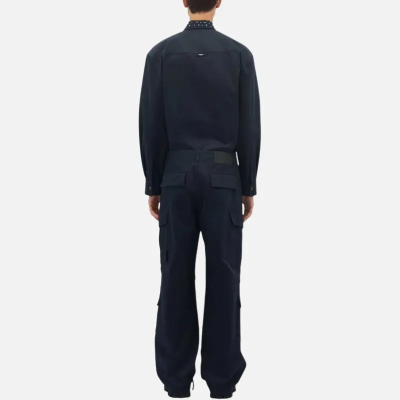 MSGM Drawstring Cargo Trousers-3