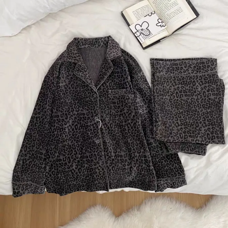 WANANNI Pajama Set Women's Brown-4