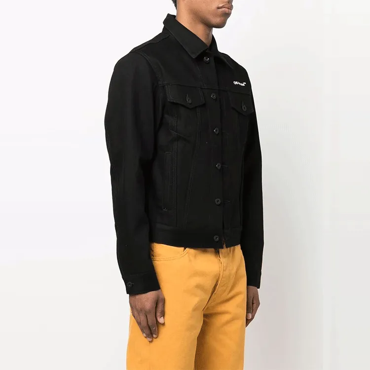 OFF WHITE Diag Stripe Denim Jacket-3