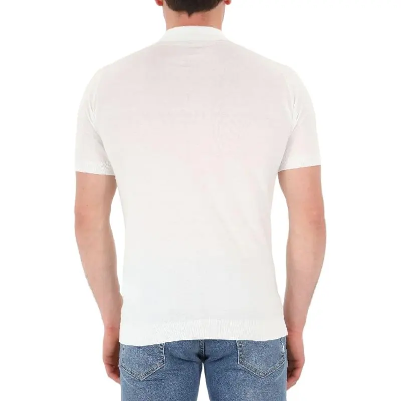JOHN SMEDLEY Polo Shirts Men White-4