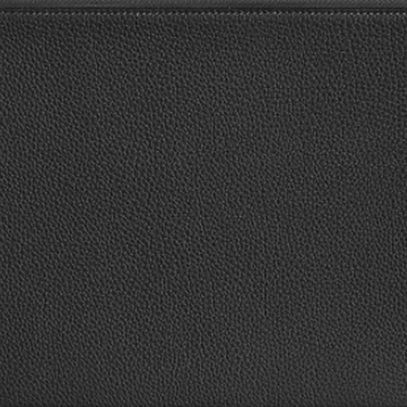 HERMES Cabavertige Togo Calfskin Clutch Men's Black-3