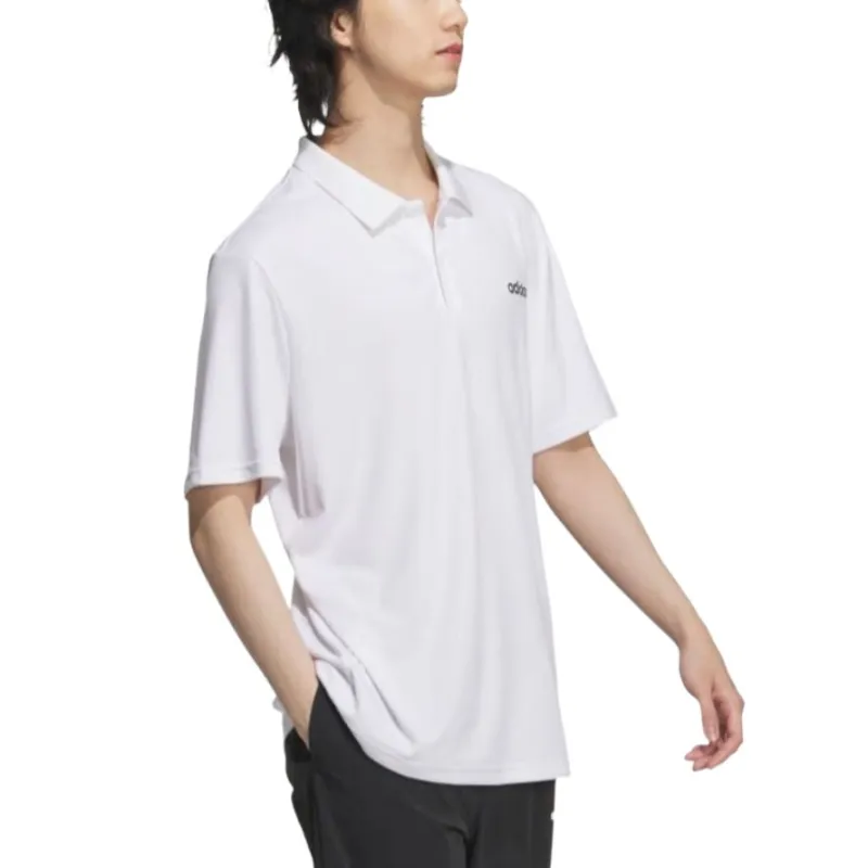 Adidas Polo Shirts Men White-4
