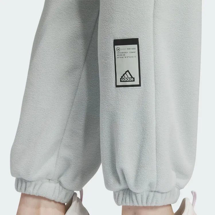 Adidas CITY ESCAPE Knitted Sweatpants Women's Silver Gray-4