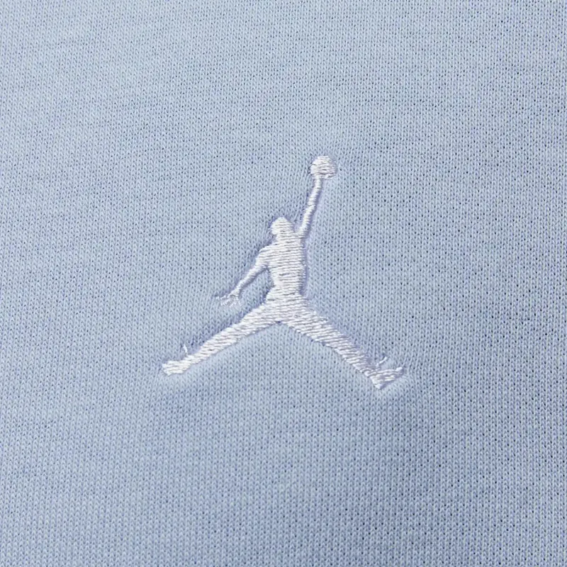 Jordan Brooklyn Fleece Sweatshirt Men's Hydro Blue/White-3