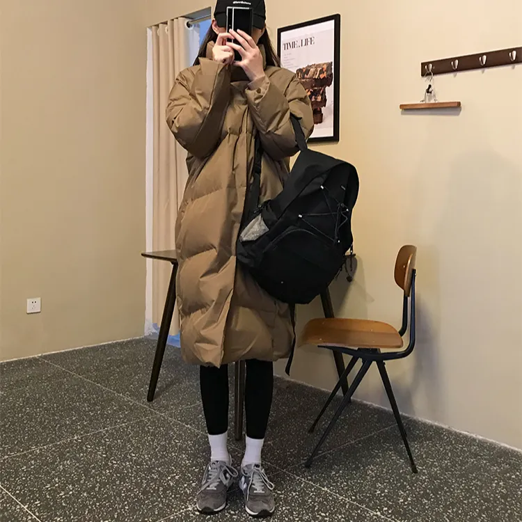 XINBANGBANG Puffer Jacket Women's Coffee-2
