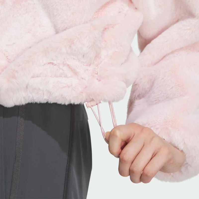Adidas Velvet feel Coat Women's Pink-4