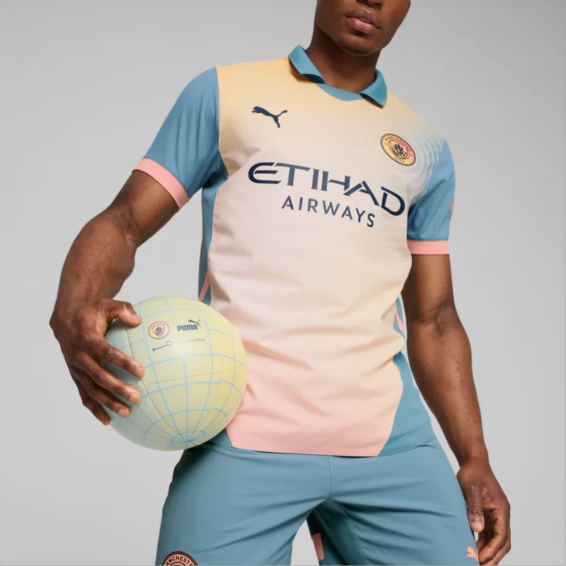 PUMA Camiseta De Fútbol De Visitante Auténtica Manchester City 24/25 Para Hombre-2