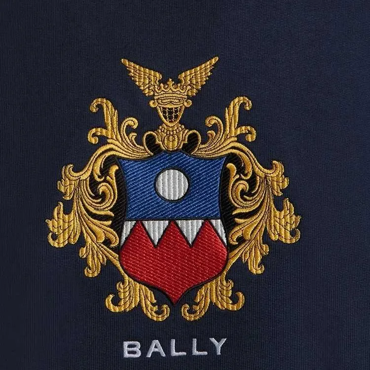BALLY Logo embroidered Cotton Sweatshirt-3