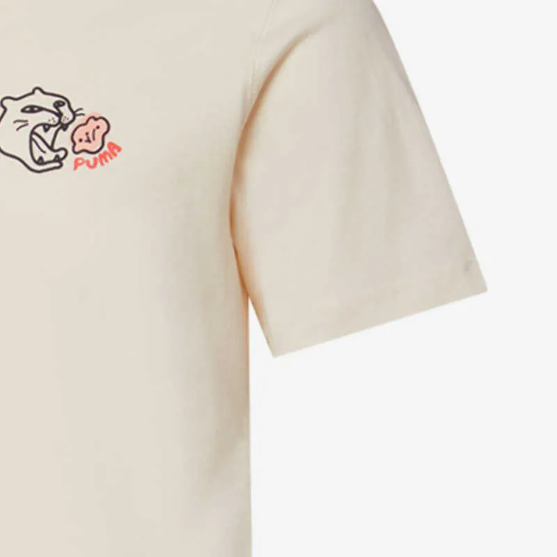 PUMA x THE BEAST T-Shirt Unisex Egg Wine-2