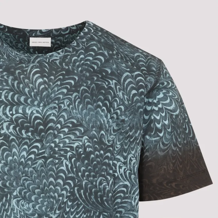 【Dries Van Noten】☆VIP買付☆Hubba T-shirt DRIES VAN NOTEN SS25 T-Shirt Men's Blue - POIZON