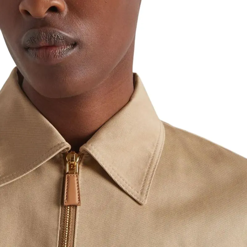 PRADA Triangle logo Cropped Jacket-2