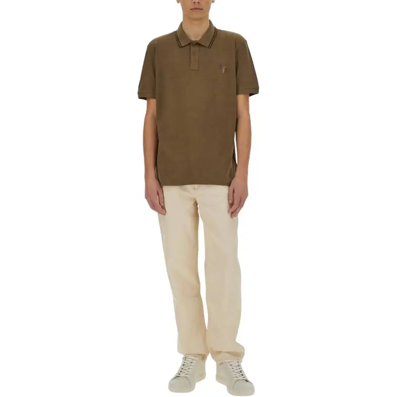 PS By Paul Smith Broad Stripe Zebra embroidery Polo Shirt-2