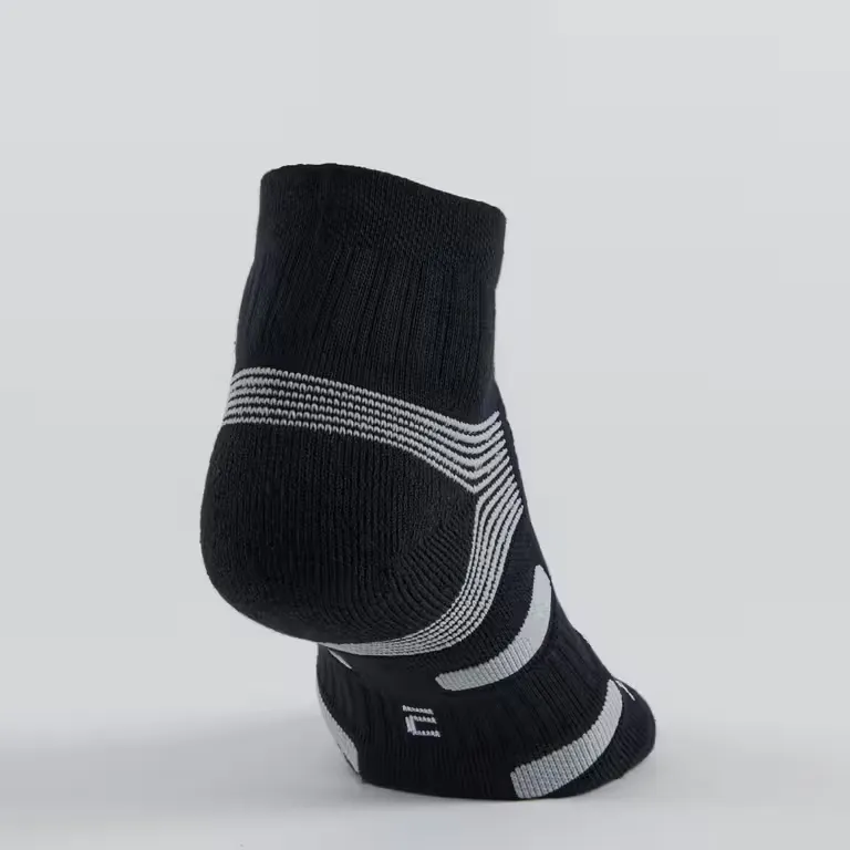DECATHLON Mid Calf Socks Unisex 3 Pack Black-2