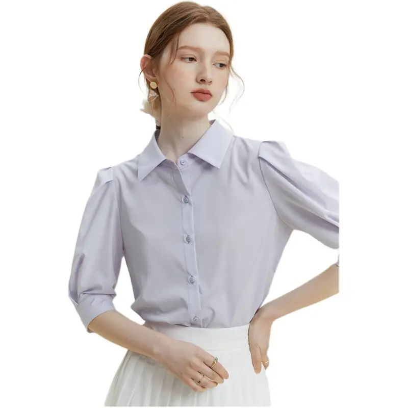 FANSILANEN Shirts Women's Ice Pink Purple-4